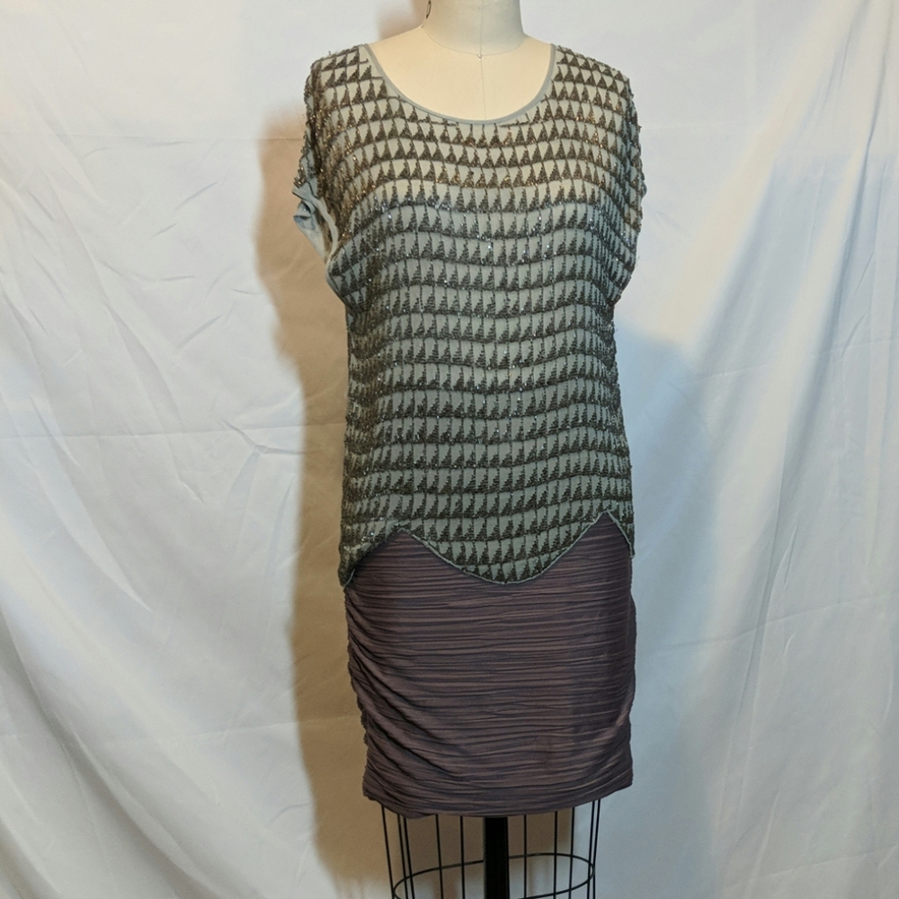 Joie beaded silk blouse